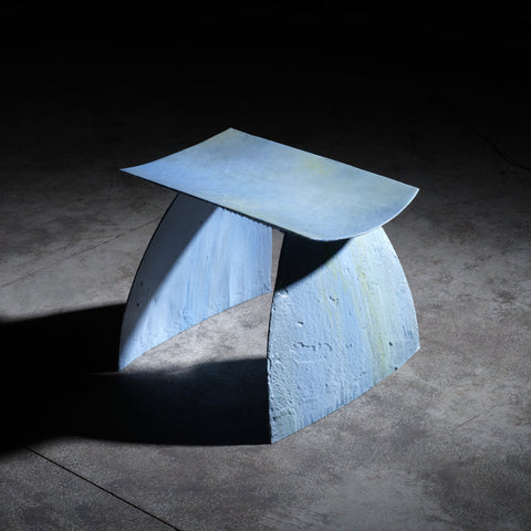 Porcelain Dawn Stool