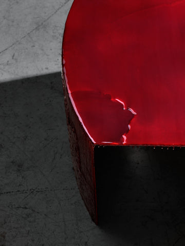 Oxblood Waltz Low Dining Table