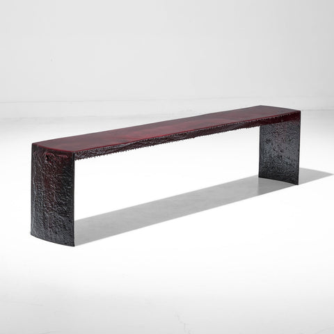 Oxblood Waltz Bench