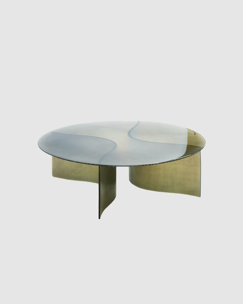 New Wave Round Coffee Table Smoke Green