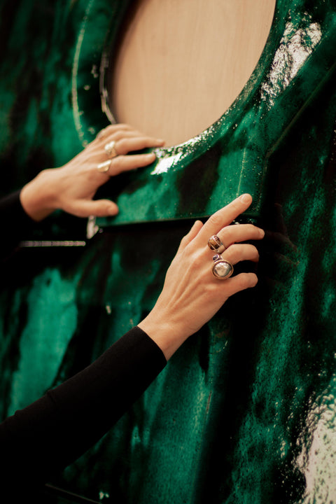 Mural Deep Green