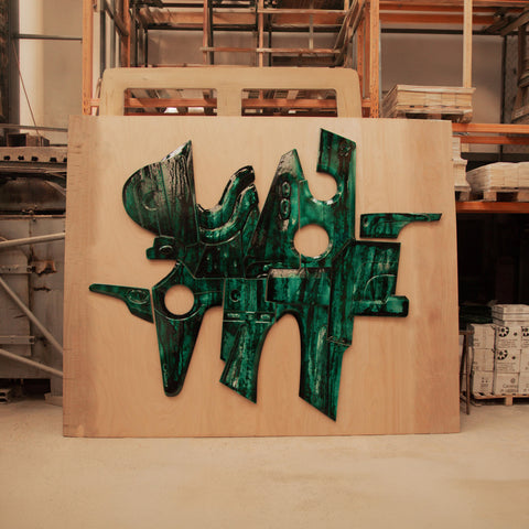 Mural Deep Green
