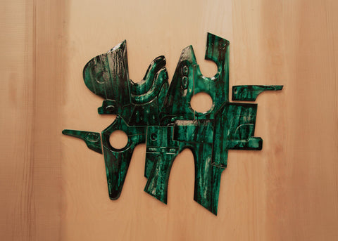 Mural Deep Green