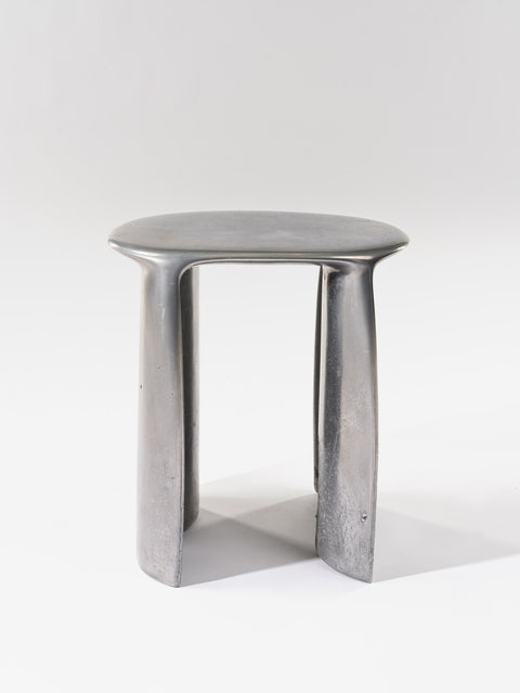 New Wave Stool Liquid Aluminium