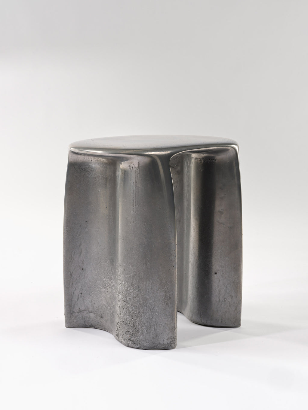New Wave Stool Liquid Aluminium – Objects With Narratives
