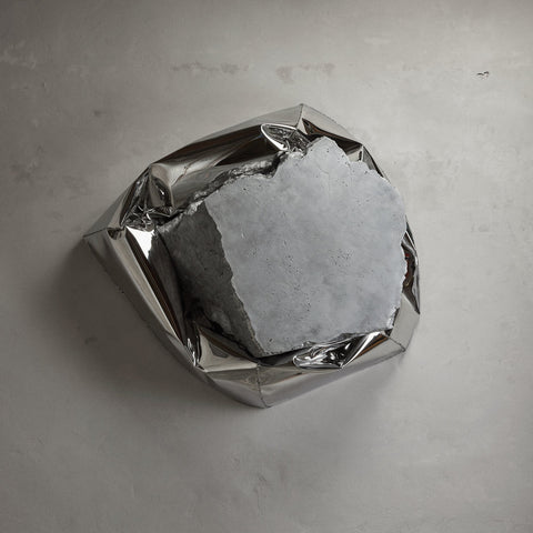 Alu Cast Marble Composition Wallpiece