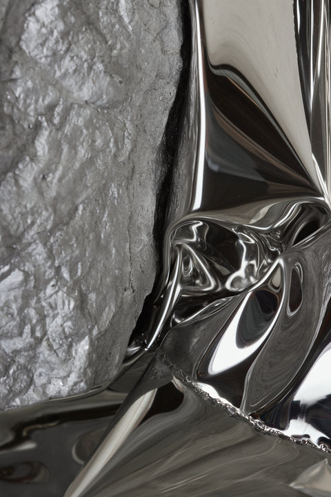 Alu Cast Marble Composition Wallpiece