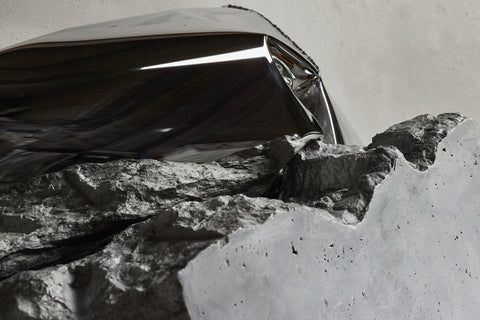 Alu Cast Marble Composition Wallpiece