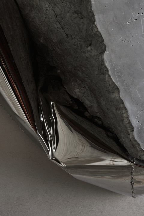 Alu Cast Marble Composition Wallpiece