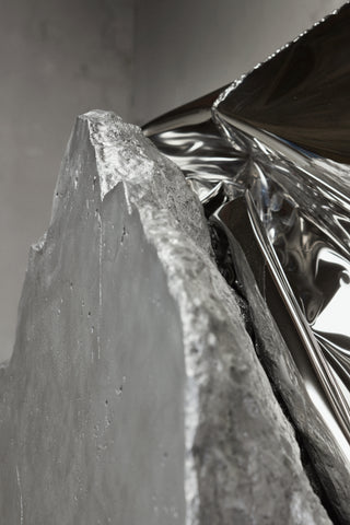 Alu Cast Marble Composition Wallpiece