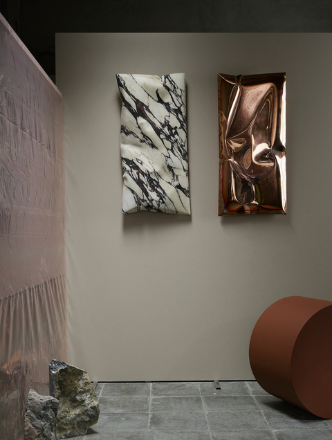 Ex Hale Wallpiece Breccia Viola