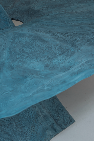 Experimental blue table