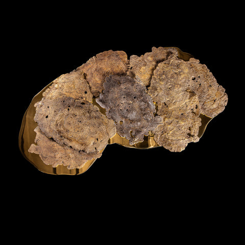 Brass Triptych Coffee Table