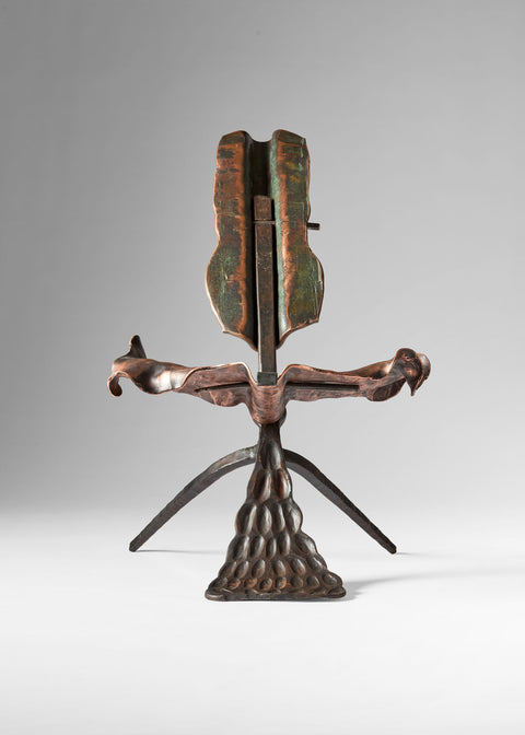 Copper & Steel Chair