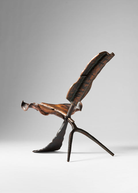 Copper & Steel Chair