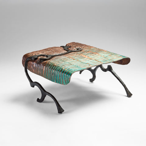 Copper and Steel Coffee Table