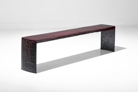 Oxblood Waltz Bench