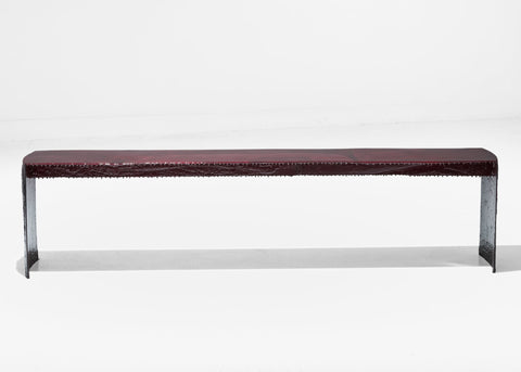 Oxblood Waltz Bench