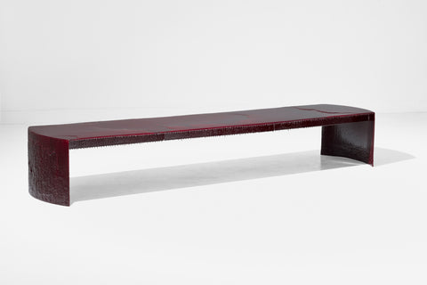 Oxblood Waltz Low Dining Table