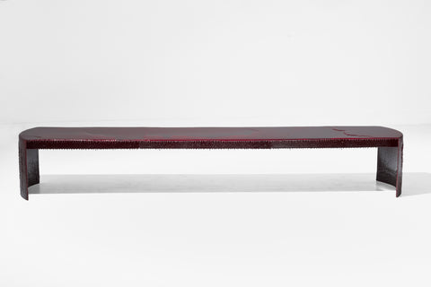 Oxblood Waltz Low Dining Table