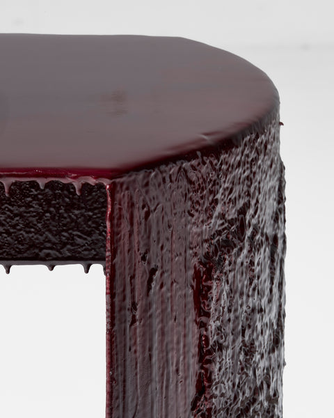 Oxblood Waltz Low Dining Table