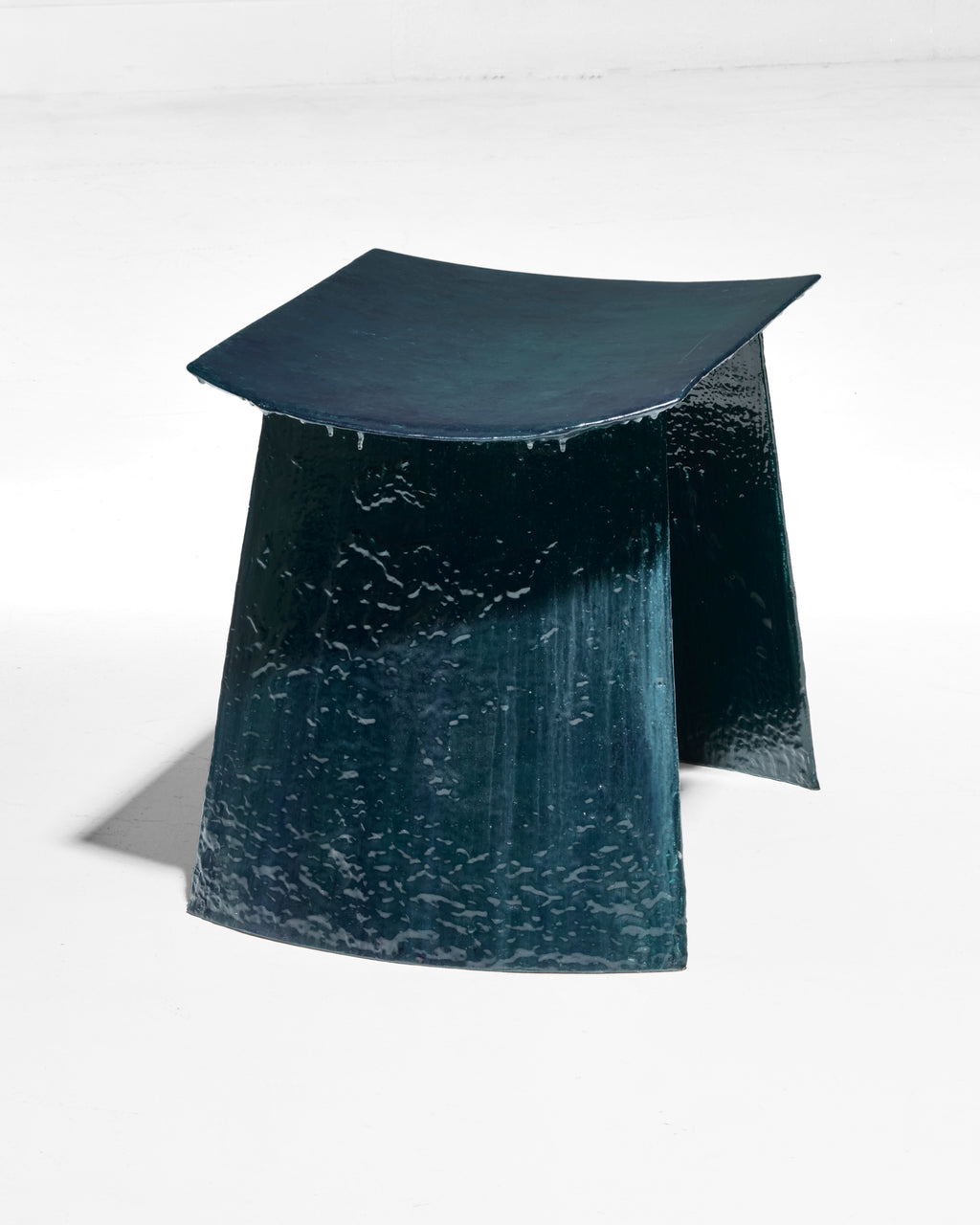 Petrol Waves Stool – Objects With Narratives