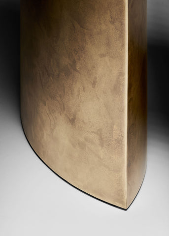 One Curve Console Brass