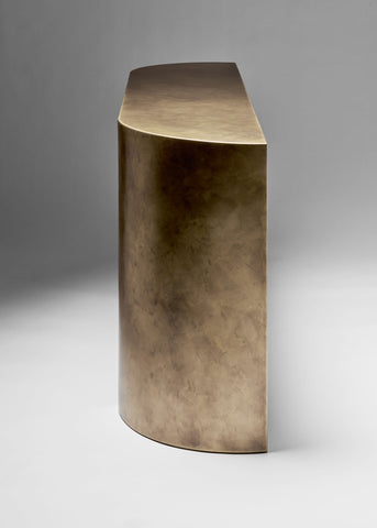 One Curve Console Brass
