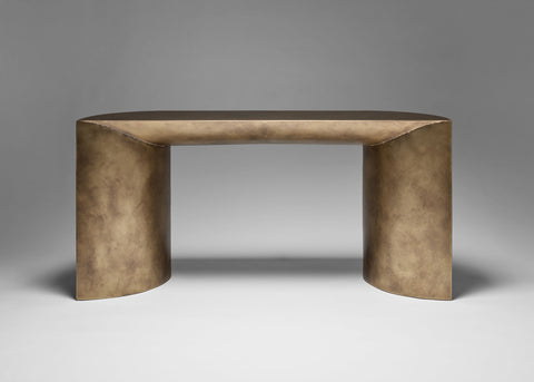 One Curve Console Brass