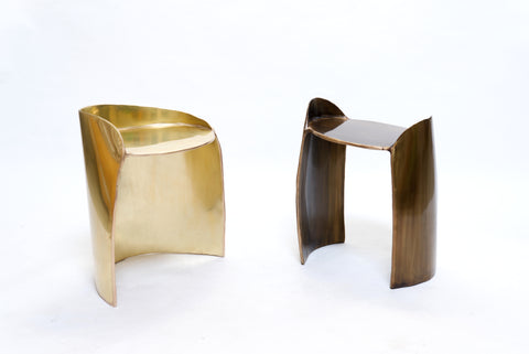 Calle Stool Brass