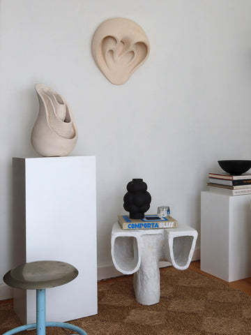 Time Warp Sconce (White stoneware)