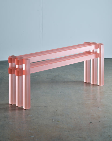 Tralucid Bench 125 Pink