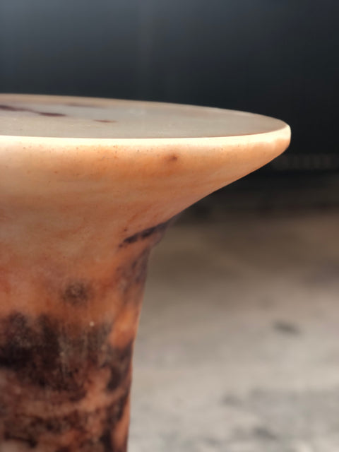 Marbled Salts Side Table - Red Edition