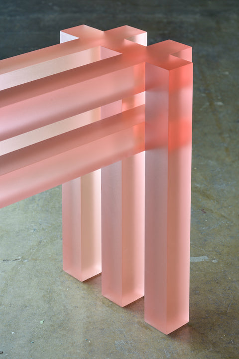 Tralucid Bench 125 Pink