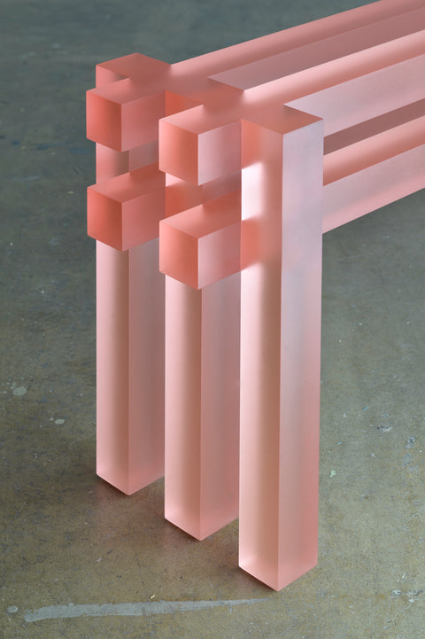 Tralucid Bench 125 Pink