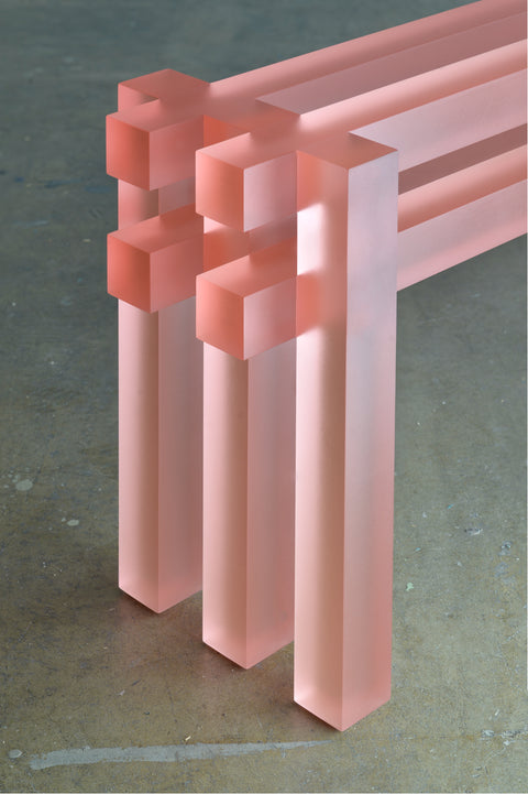 Tralucid Bench 125 Pink