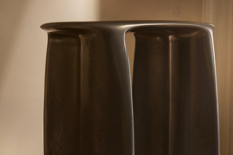 New Wave Stool Liquid Aluminium