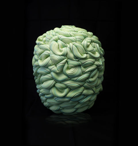 Banded Convex Fold V (sold - bespoke on request)