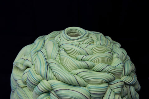 Banded Convex Fold V (sold - bespoke on request)