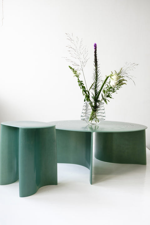 New Wave Round Coffee Table Green