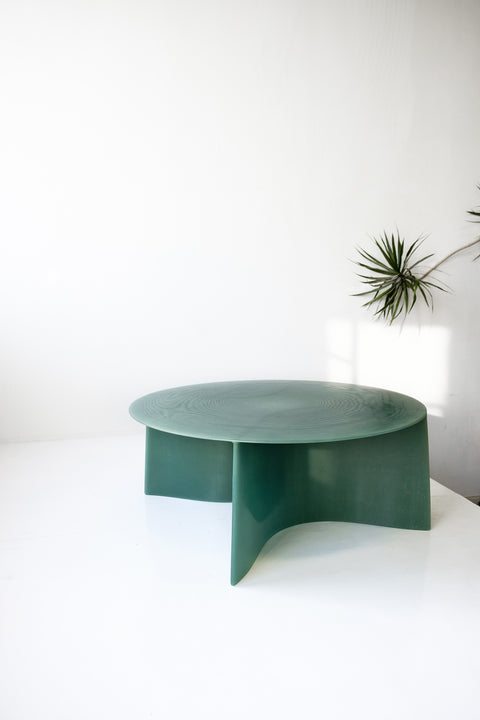New Wave Round Coffee Table Green