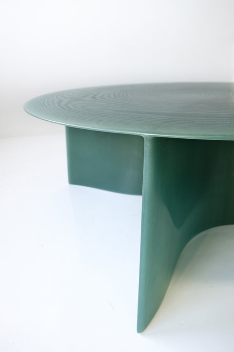 New Wave Round Coffee Table Green