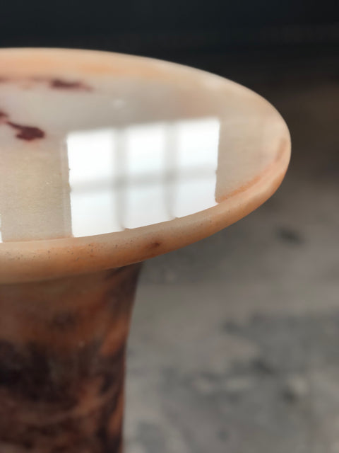 Marbled Salts Side Table - Red Edition