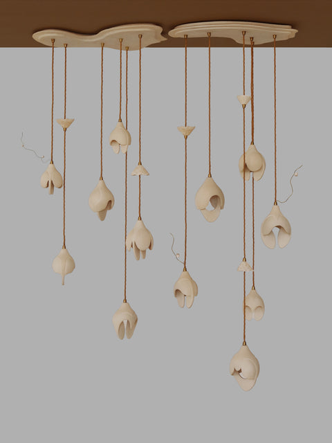 Harvest Chandelier Natural
