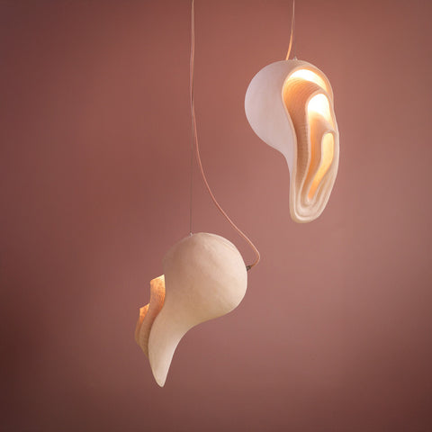 Loop Pendants (White stoneware)