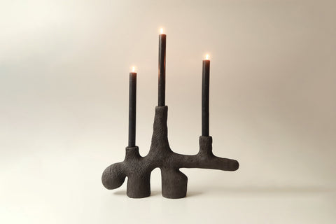 Forest Candelabra 02 Black