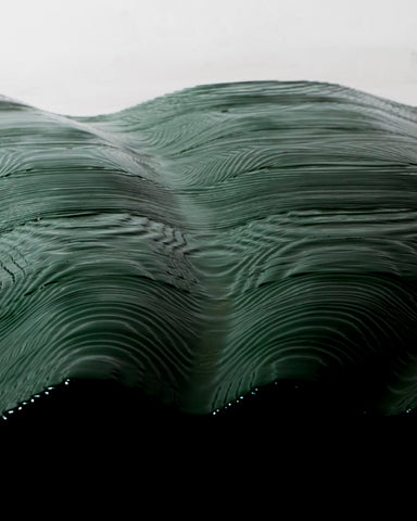 Wallpiece composition 3 - Deep green