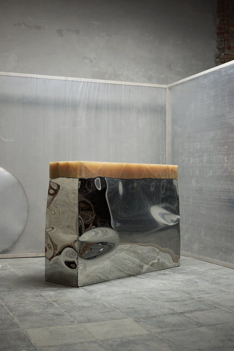 Crushed Console Honey Onyx