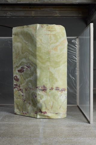 Crushed Room Divider Sanded Steel - Onyx