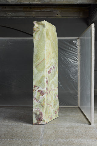 Crushed Room Divider Sanded Steel - Onyx
